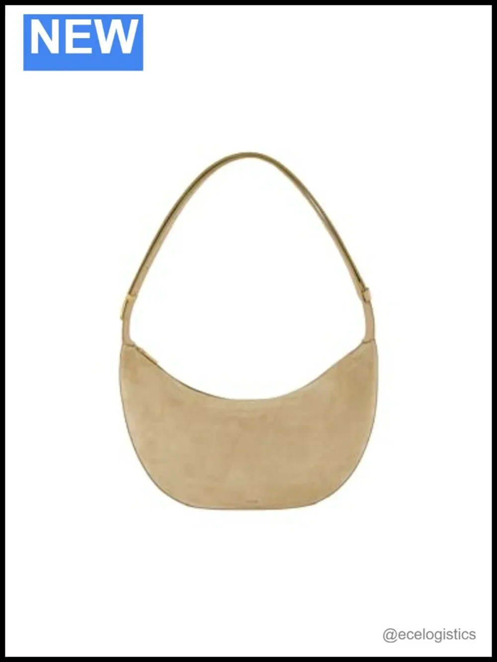Leather Hobo Shoulder Bag with Zipper | Small Eris Style